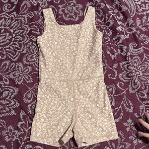 Floral Pink Kids One Piece